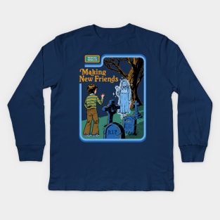 Making New Friends Kids Long Sleeve T-Shirt